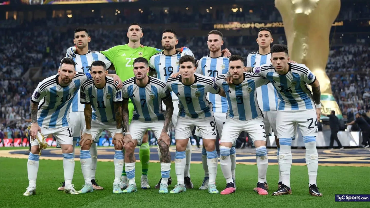 team photo for Argentína