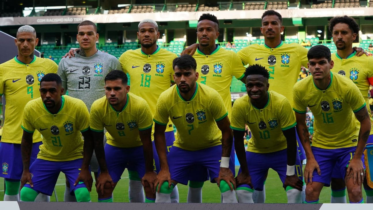 team photo for Brazília