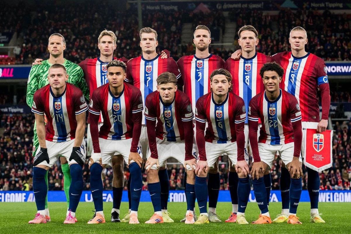 team photo for Norvégia