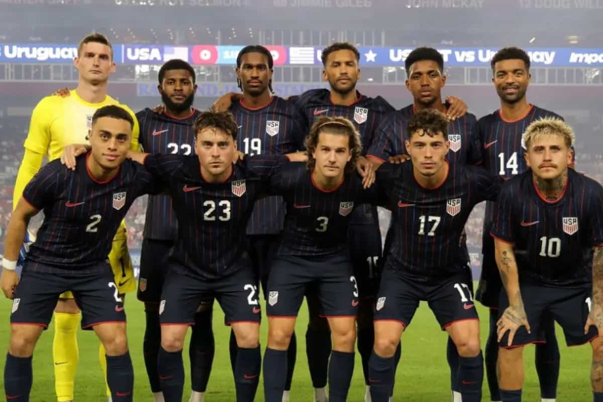 team photo for USA